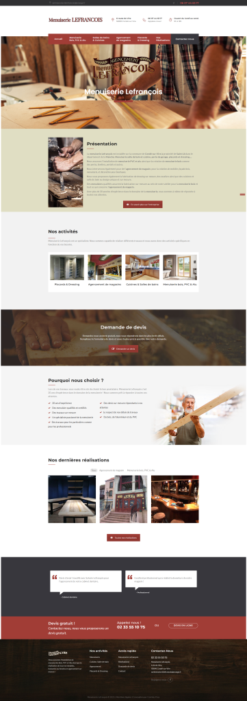 Menuiserie Lefrançois Studio Orizon